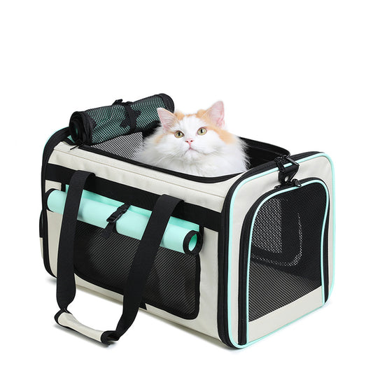 Sac de transport pliable et respirant pour chats et petits animaux