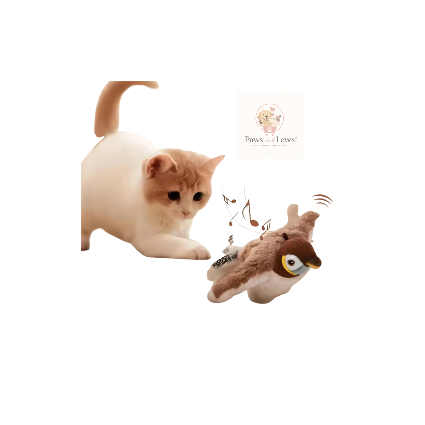 Paws & Loves™ ChirpyBird Pro automatique