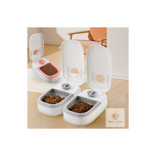 Paws & Loves™ Smart Meal Station | Distributeur Automatique de Nourriture automatique intelligent