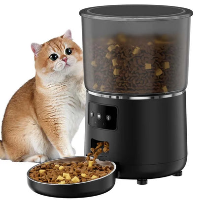 SmartFeed Pro™ – Distributeur Automatique WiFi 4L pour Chats et Chiens avec Caméra HD, Audio Bidirectionnel et Contrôle à Distance