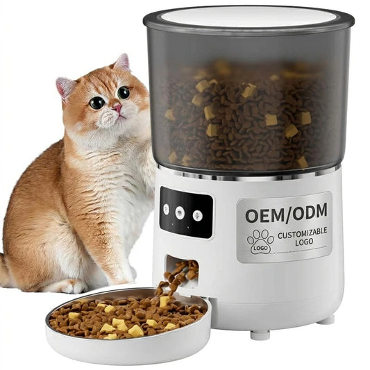SmartFeed Pro – Distributeur Automatique WiFi 4L pour Chats et Chiens avec Caméra HD, Audio Bidirectionnel et Contrôle à Distance