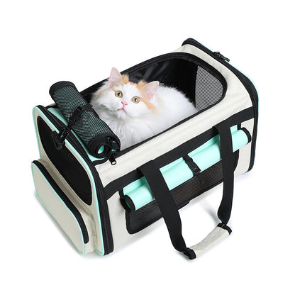 Sac de transport pliable et respirant pour chats et petits animaux