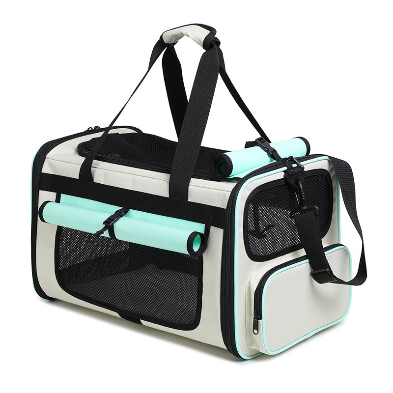 Sac de transport pliable et respirant pour chats et petits animaux