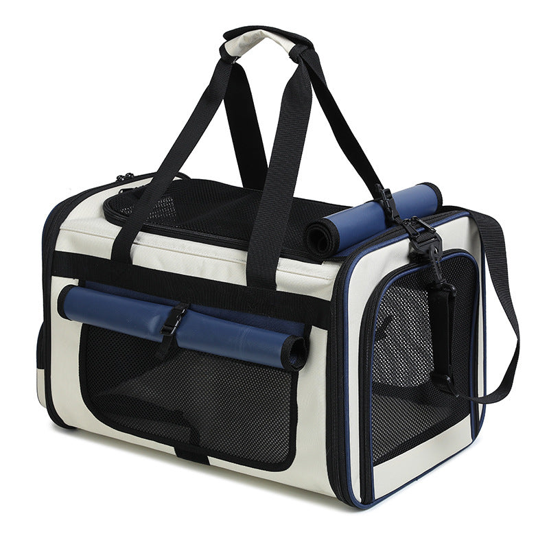 Sac de transport pliable et respirant pour chats et petits animaux