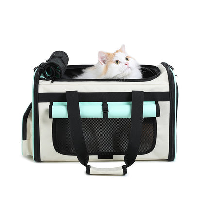 Sac de transport pliable et respirant pour chats et petits animaux