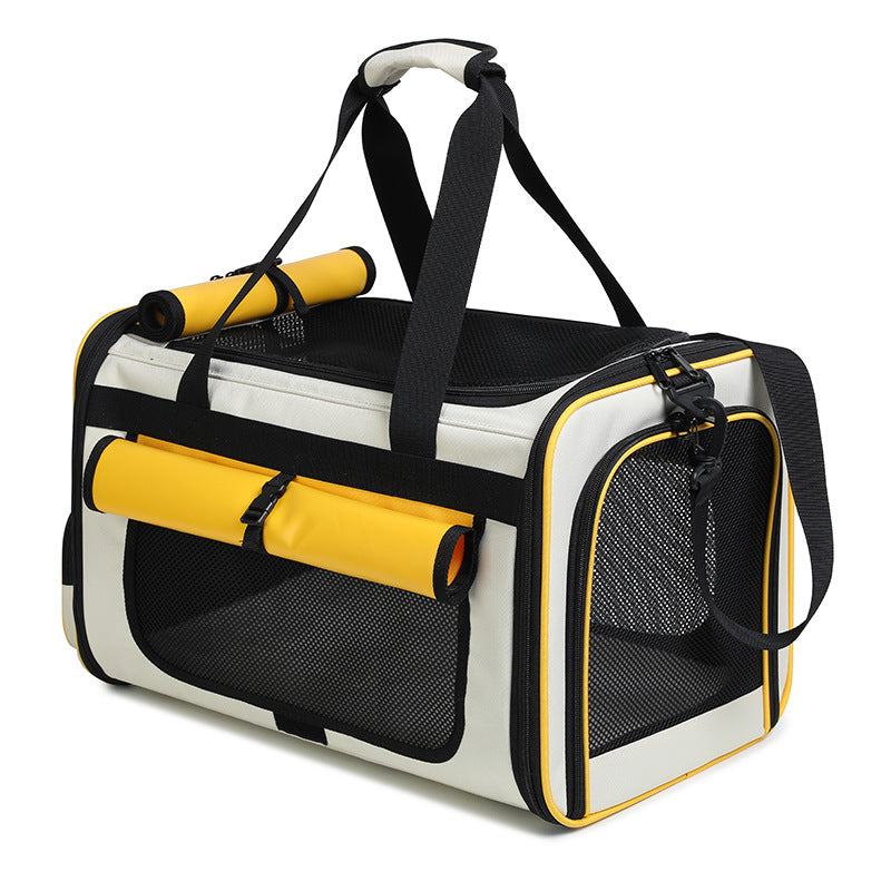 Sac de transport pliable et respirant pour chats et petits animaux