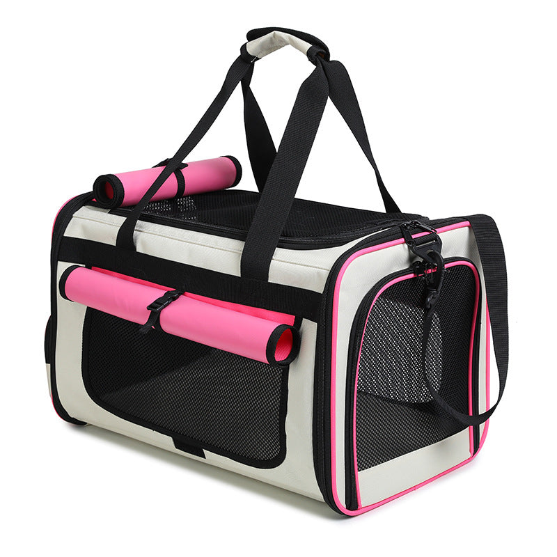 Sac de transport pliable et respirant pour chats et petits animaux