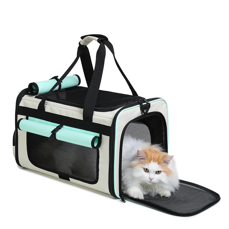Sac de transport pliable et respirant pour chats et petits animaux