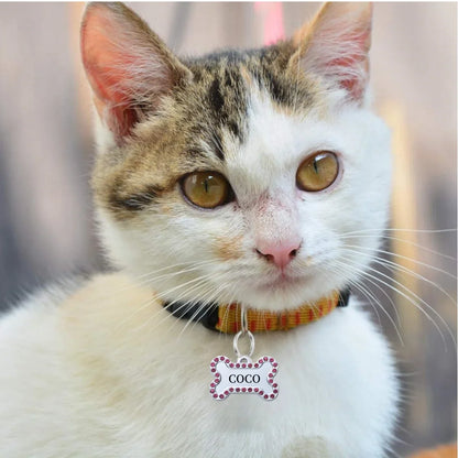 Paws & Loves™ Smart ID Tag – Pendentif Personnalisé pour Collier de Chien