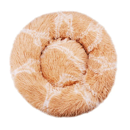 Lit Rond Ultra Doux pour Chien et Chat – Coussin Moelleux et Chaleureux