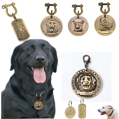 Paws & Loves™ Smart ID Tag – Pendentif Personnalisé pour Collier de Chien