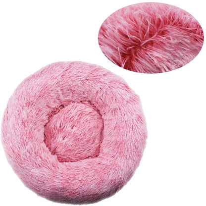 Lit Rond Ultra Doux pour Chien et Chat – Coussin Moelleux et Chaleureux