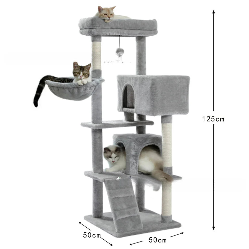 Paws & Loves™ Kitty Paradise – Centre d’Activités Multi-Niveaux pour Chats d’Intérieur