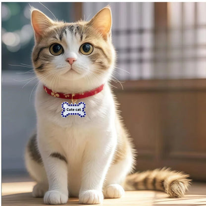 Paws & Loves™ Smart ID Tag – Pendentif Personnalisé pour Collier de Chien