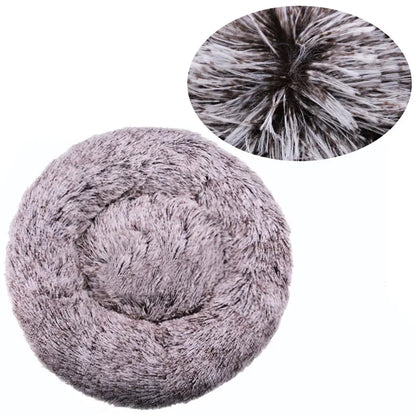 Lit Rond Ultra Doux pour Chien et Chat – Coussin Moelleux et Chaleureux