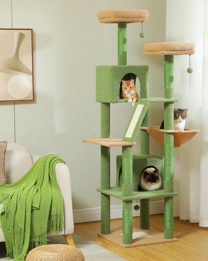 Paws & Loves™ Kitty Paradise – Centre d’Activités Multi-Niveaux pour Chats d’Intérieur