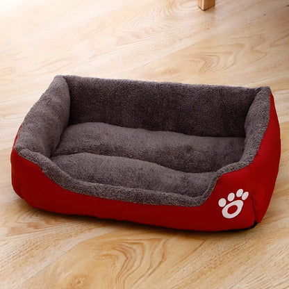 Lit moelleux noir pour chien – Coussin de couchage antidérapant et résistant aux morsures