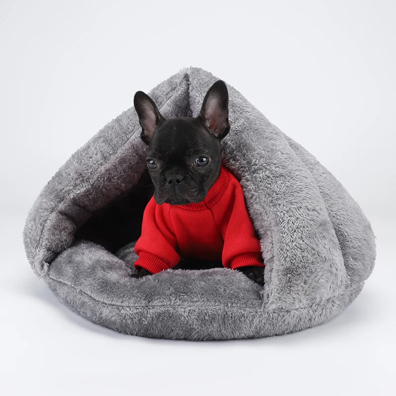Lit moelleux pour chien et chat – Coussin lavable et confortable pour animaux(idéal pour boston terrier)