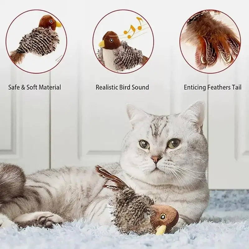 Paws & Loves™ BirdyFly – Oiseau Interactif chauve souris