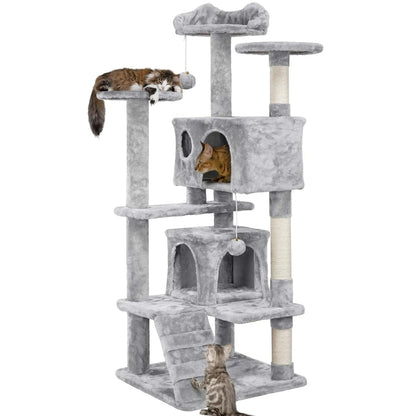Paws & Loves™ Kitty Paradise – Centre d’Activités Multi-Niveaux pour Chats d’Intérieur