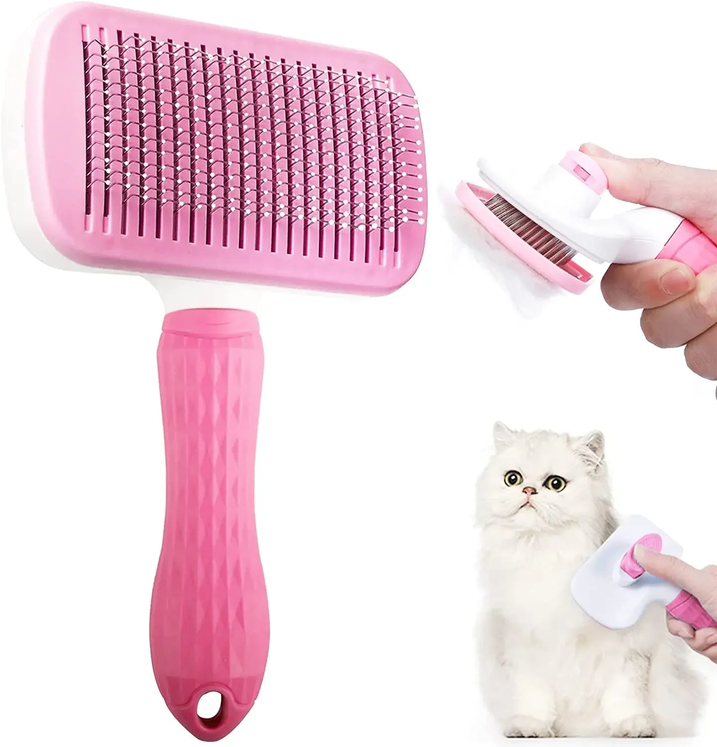 Brosse anti-poils pour chiens et chats – Peigne de toilettage pour poils longs