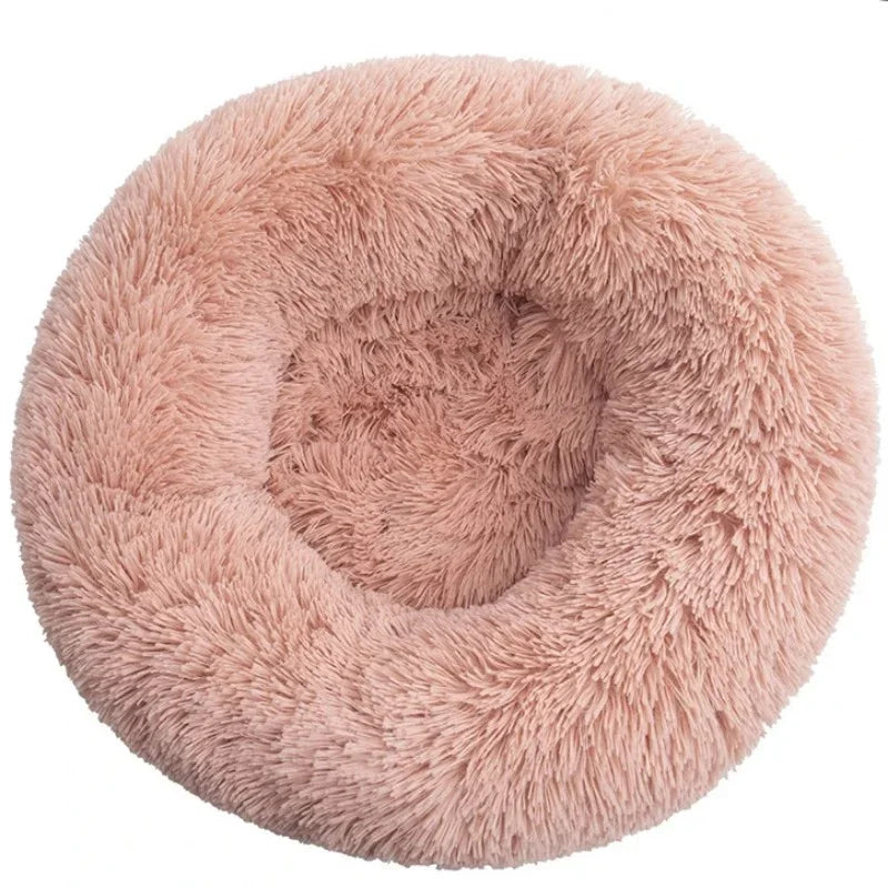 Lit Rond Ultra Doux pour Chien et Chat – Coussin Moelleux et Chaleureux