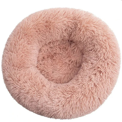 Lit Rond Ultra Doux pour Chien et Chat – Coussin Moelleux et Chaleureux