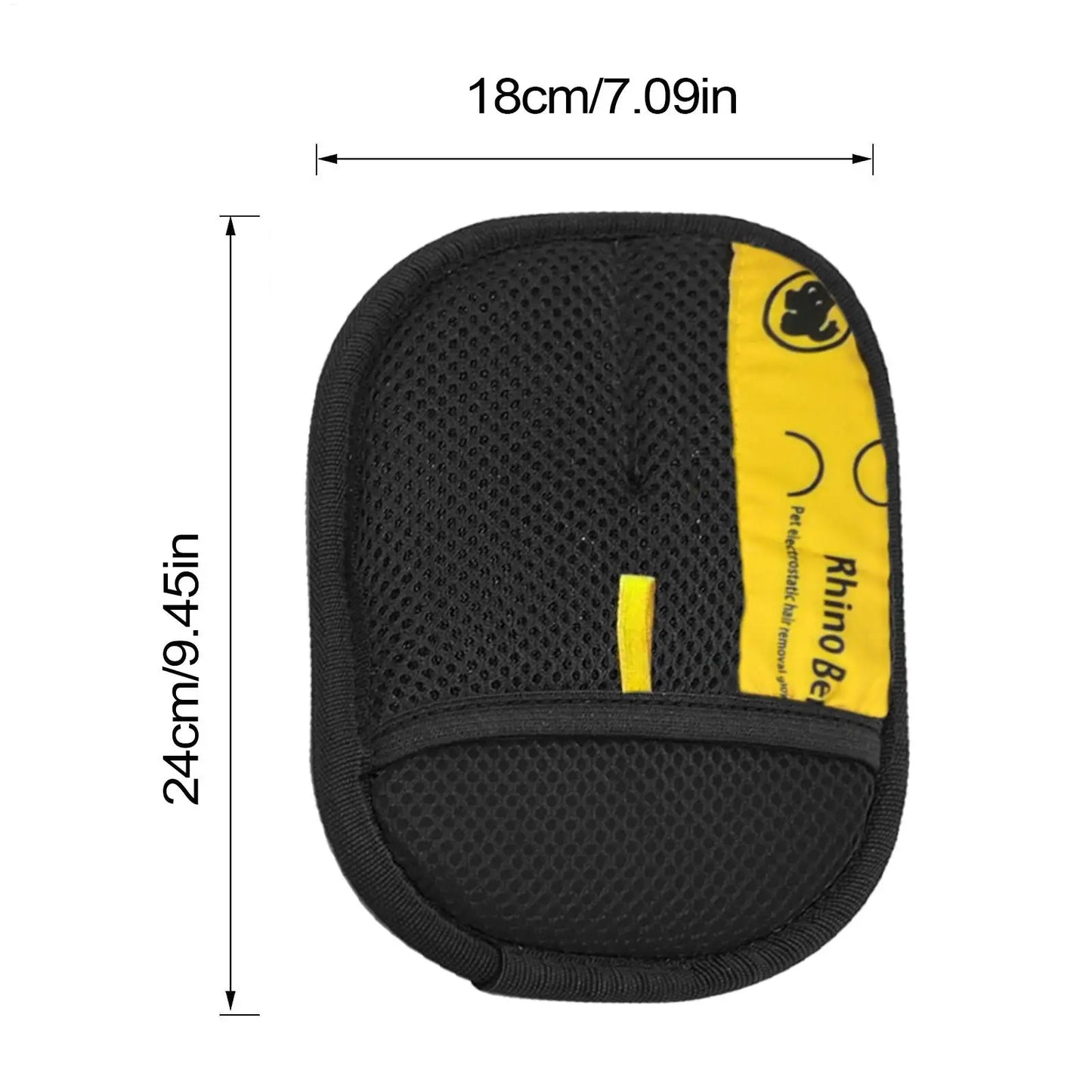 Lot de 2 gants de toilettage pour chats et animaux – brossage, massage et élimination des poils