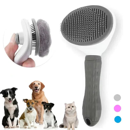 Brosse Magique de toilettage autonettoyante pour chiens et chats – Élimine les poils et démêle en douceur