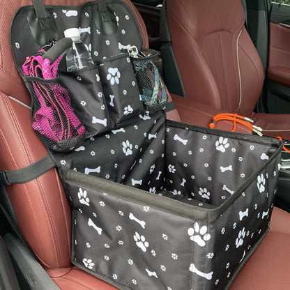 PawRide – Siège d’Auto Premium pour Chien avec Poches de Rangement, Hamac Pliant et Protection de Siège