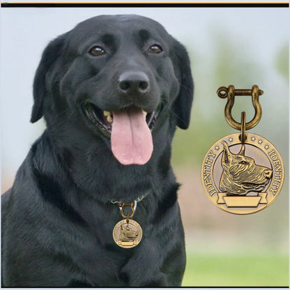 Paws & Loves™ Smart ID Tag – Pendentif Personnalisé pour Collier de Chien