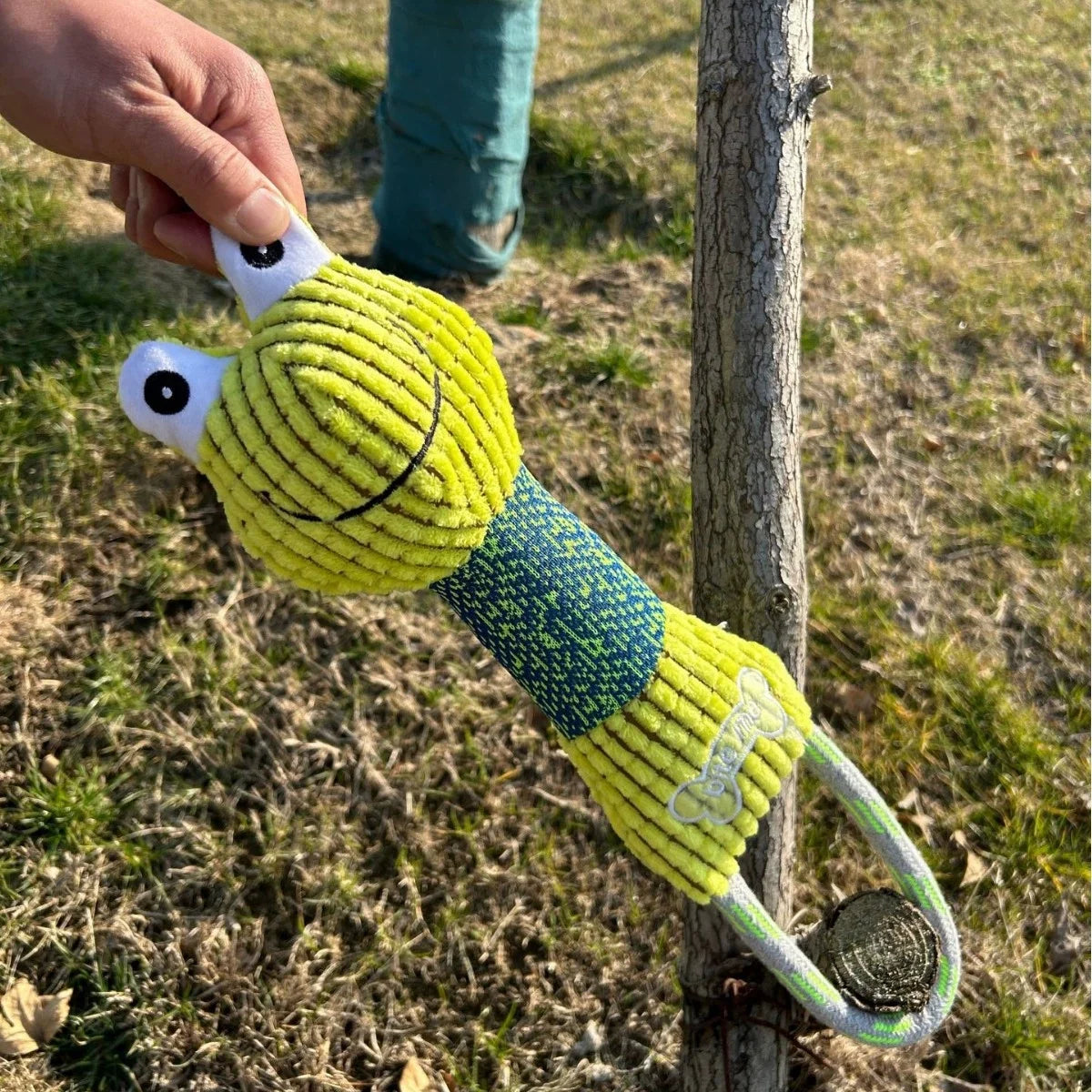 Jouet Résistant pour Chien – Peluche en Velours Côtelé avec Son Amusant