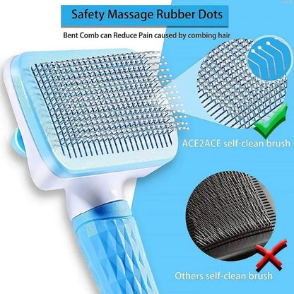 Brosse anti-poils pour chiens et chats – Peigne de toilettage pour poils longs