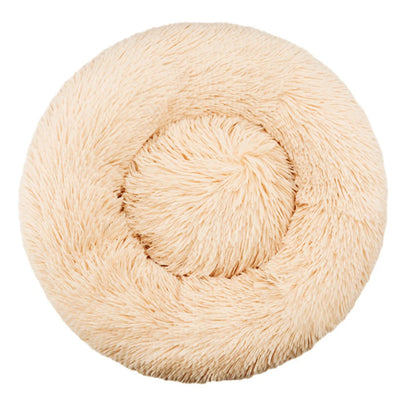 Lit Rond Ultra Doux pour Chien et Chat – Coussin Moelleux et Chaleureux