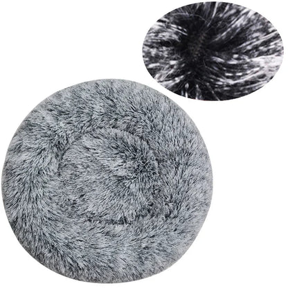 Lit Rond Ultra Doux pour Chien et Chat – Coussin Moelleux et Chaleureux
