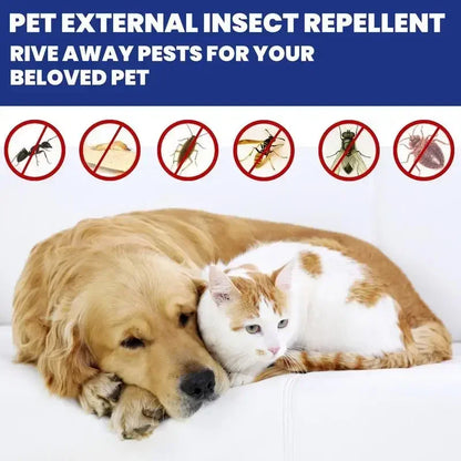 Vaporisateur anti-tiques pour chiens et chats, contrôle des tiques, bouteille de 100ml, animaux de compagnie et usage domestique