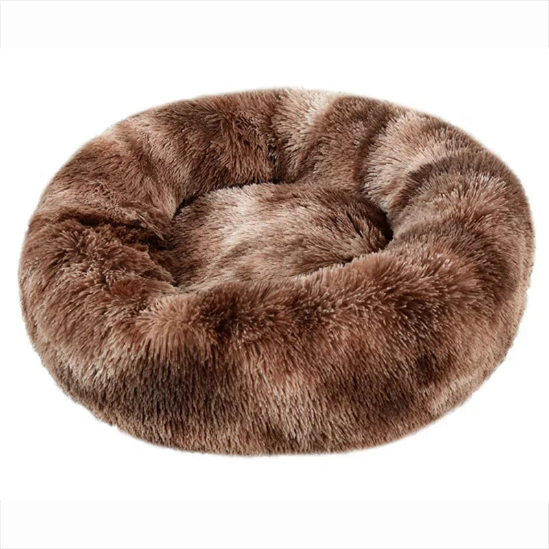 Lit Rond Ultra Doux pour Chien et Chat – Coussin Moelleux et Chaleureux