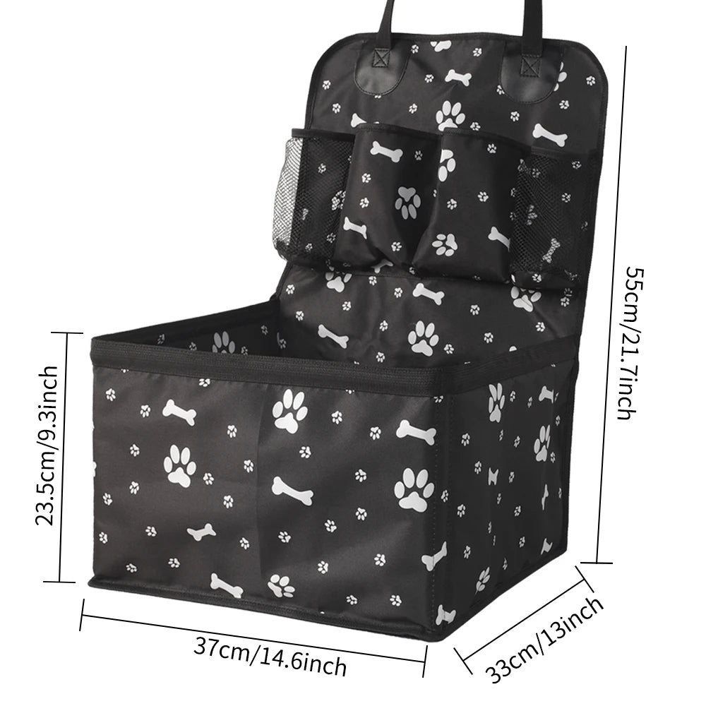 PawRide – Siège d’Auto Premium pour Chien avec Poches de Rangement, Hamac Pliant et Protection de Siège