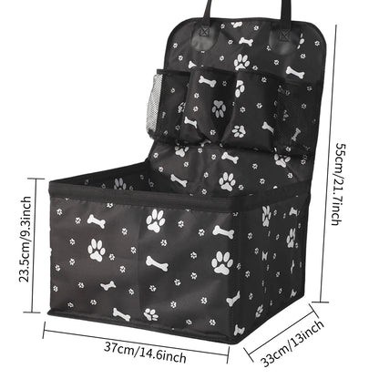 PawRide – Siège d’Auto Premium pour Chien avec Poches de Rangement, Hamac Pliant et Protection de Siège
