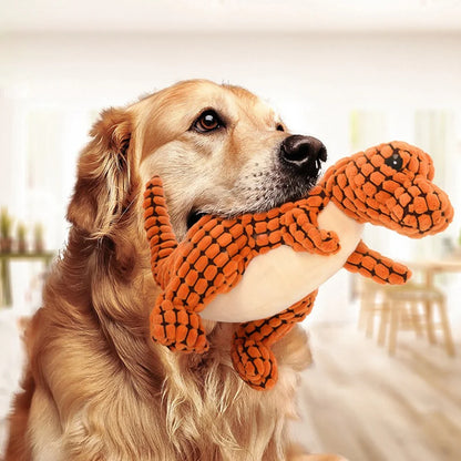 DinoFun™ – Jouet Interactif en Peluche pour Chien, Anti-Ennui et Résistant aux Mordillements