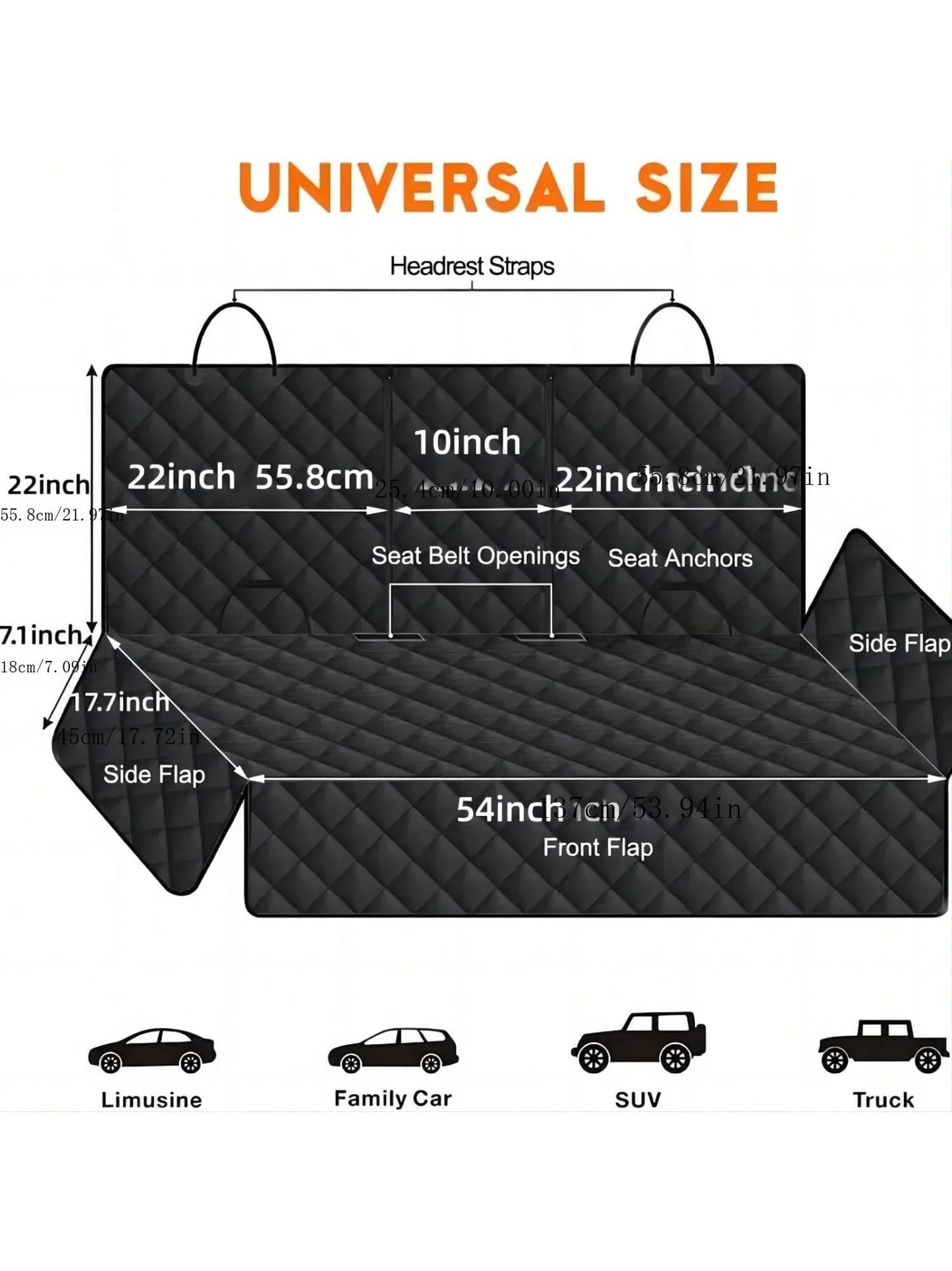 VoyageZen™ – Protection de Siège Auto pour Chien avec Espace Confort Agrandi