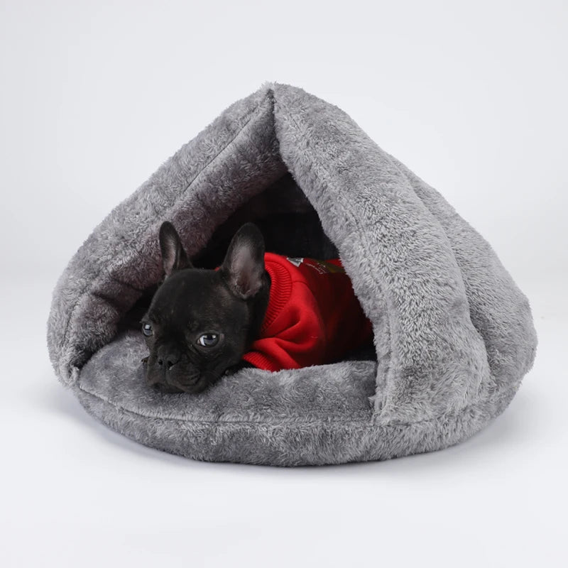 Lit moelleux pour chien et chat – Coussin lavable et confortable pour animaux(idéal pour boston terrier)