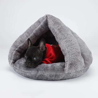 Lit moelleux pour chien et chat – Coussin lavable et confortable pour animaux(idéal pour boston terrier)