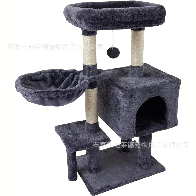 Paws & Loves™ Kitty Paradise – Centre d’Activités Multi-Niveaux pour Chats d’Intérieur