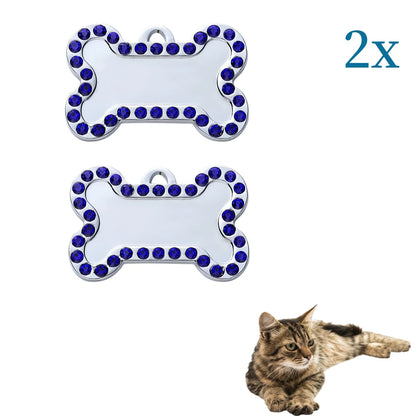 Paws & Loves™ Smart ID Tag – Pendentif Personnalisé pour Collier de Chien