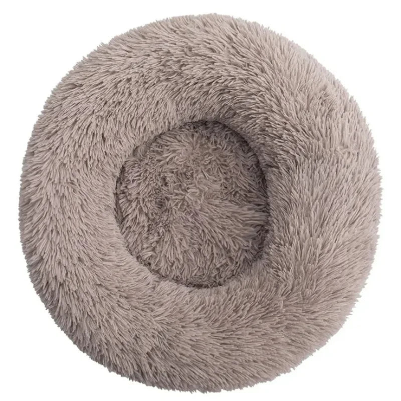 Lit Rond Ultra Doux pour Chien et Chat – Coussin Moelleux et Chaleureux