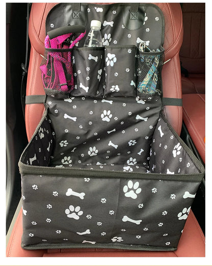 PawRide – Siège d’Auto Premium pour Chien avec Poches de Rangement, Hamac Pliant et Protection de Siège