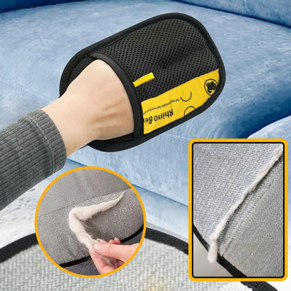 Lot de 2 gants de toilettage pour chats et animaux – brossage, massage et élimination des poils