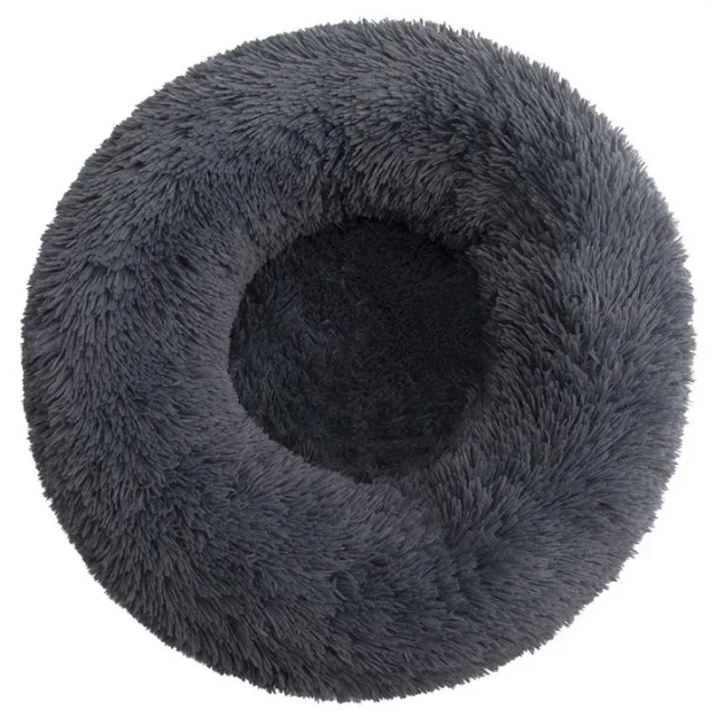 Lit Rond Ultra Doux pour Chien et Chat – Coussin Moelleux et Chaleureux