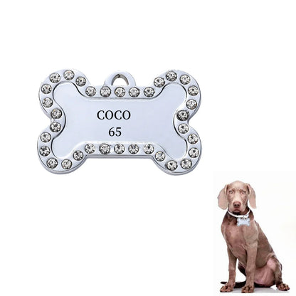 Paws & Loves™ Smart ID Tag – Pendentif Personnalisé pour Collier de Chien